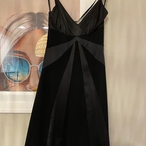 Bebe Satin Detail Cocktail Dress